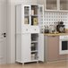Alacena de Cocina MDF HOMCOM, hogar - cocina Blanco