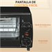 Horno Eléctrico Sobremesa Negro