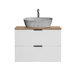 Mueble lavabo individual efecto piedra de Adriel Blanco