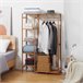 Perchero de Ropa Bambú HOMCOM, hogar - muebles de recibidor Marron