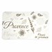 Alfombra De Baño Microfibra Brest Provencia 75x45 Blanco