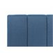 Beliani Cama con somier Poliéster DREUX 151x214 Azul
