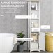 Armario de Baño MDF kleankin, hogar - baño Marron