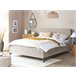 Beliani Cama con somier Poliéster VALOGNES 172x220 Gris Claro