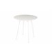 Mesa de cocina ARO fija MDF 80x80cm blanca Blanco