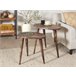 Beliani Conjunto de mesas KHETUA Marron