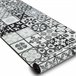 Alfombra de pasillo con refuerzo de goma AZULEJO LABOR DE RETAZOS 100x950 Gris