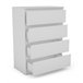 Comoda 4 cajones OSLO Blanco