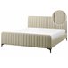 Beliani Cama Bouclé LUNAN 186x215 Beige