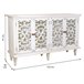 Aparador de madera 4 puertas Blanco