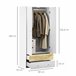 Armario de Ropa Melamina de Madera HOMCOM Blanco