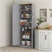 Alacena de Cocina Melamina de Madera HOMCOM, hogar - cocina Gris