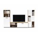 Compacto tv roble y blanco JOY Blanco/ Madera