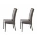 Pack de 2 sillas de comedor VERONA  Chocolate