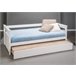 Cama nido 90x190 con somier DUPLEX Blanco