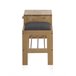 Banco zapatero de madera natural Madera
