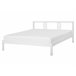 Beliani Cama con somier Madera de pino VANNES 167x209 Blanco