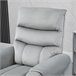 Sillón de Masaje Levantapersonas Poliéster, Espuma y Acero HOMCOM Gris