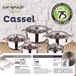 Bateria de cocina 12 piezas con juego de sartenes Multicolor
