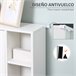 Armario de Suelo para Baño Melamina de Madera kleankin 71 Blanco