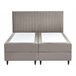 Beliani Cama continental con almacenaje Terciopelo DAME 162x207 Crema