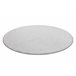 Alfombra CASHMERE círculo llanura 133x133 Plateado