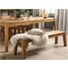 Beliani Conjunto de comedor LIVORNO Marron