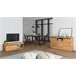 Conjunto Muebles de Salón, Mesa, Aparador, Mueble TV Roble