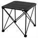 Aktive Mesa plegable camping antivuelco y desmontable c/bolsa Negro