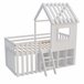 Cama alta para niños 95x204 Cama alta para niños 95x204 Blanco