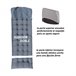 Pack 2 Cojines para Tumbona de Jardín 55x7 Gris
