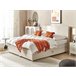 Beliani Cama continental Poliéster MINISTER 193x209 Beige