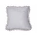 Beliani Cojín decorativo LUBHA 45x45 Gris Claro