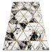 Alfombra EMERALD exclusivo 1020 glamour 120x170 Blanco/ Negro