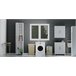 Armario Hogar 1 Puerta 42 Blanco