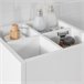 Armario Auxiliar Baño con 3 cajones BZR29-W SoBuy Blanco