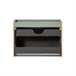 Mueble bajo lavabo 2 cajones Jade Verde