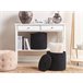 Beliani Estante de baño pequeño SILOPI Negro