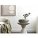 Beliani Jarrón decorativo RAWANG Gris
