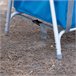 Aktive Armario de tela plegable camping c/4 niveles Azul