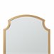 Espejo de pared Aura diseño atractivo MDF Dorado