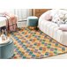 Beliani Alfombra de pelo corto KESKIN 200x200 Multicolor