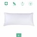 Almohada Fibra Hueca Siliconada 105x34 Blanco Veta