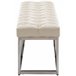 Banco - Amun - Simil cuero 120x38 Crema