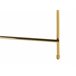 Beliani Mesa auxiliar LUCEA 40x40 Dorado