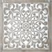 WELL HOME - Pantalla en madera Etnik con estampados Blanco
