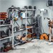 Pack 2 Estanterías Modulares Galvanizadas con 5 Baldas Ajustables Thinia Home Gris