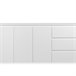 Aparador SKIPPER 3 puertas 3 cajones 178,5cm Blanco