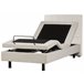 Beliani Cama ajustable Poliéster DUKE 92x216 Beige
