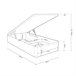Canapé Luxury Plus 3D 90x190 Blanco
